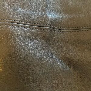 Joseph Ribkoff black faux leather pants sz 40